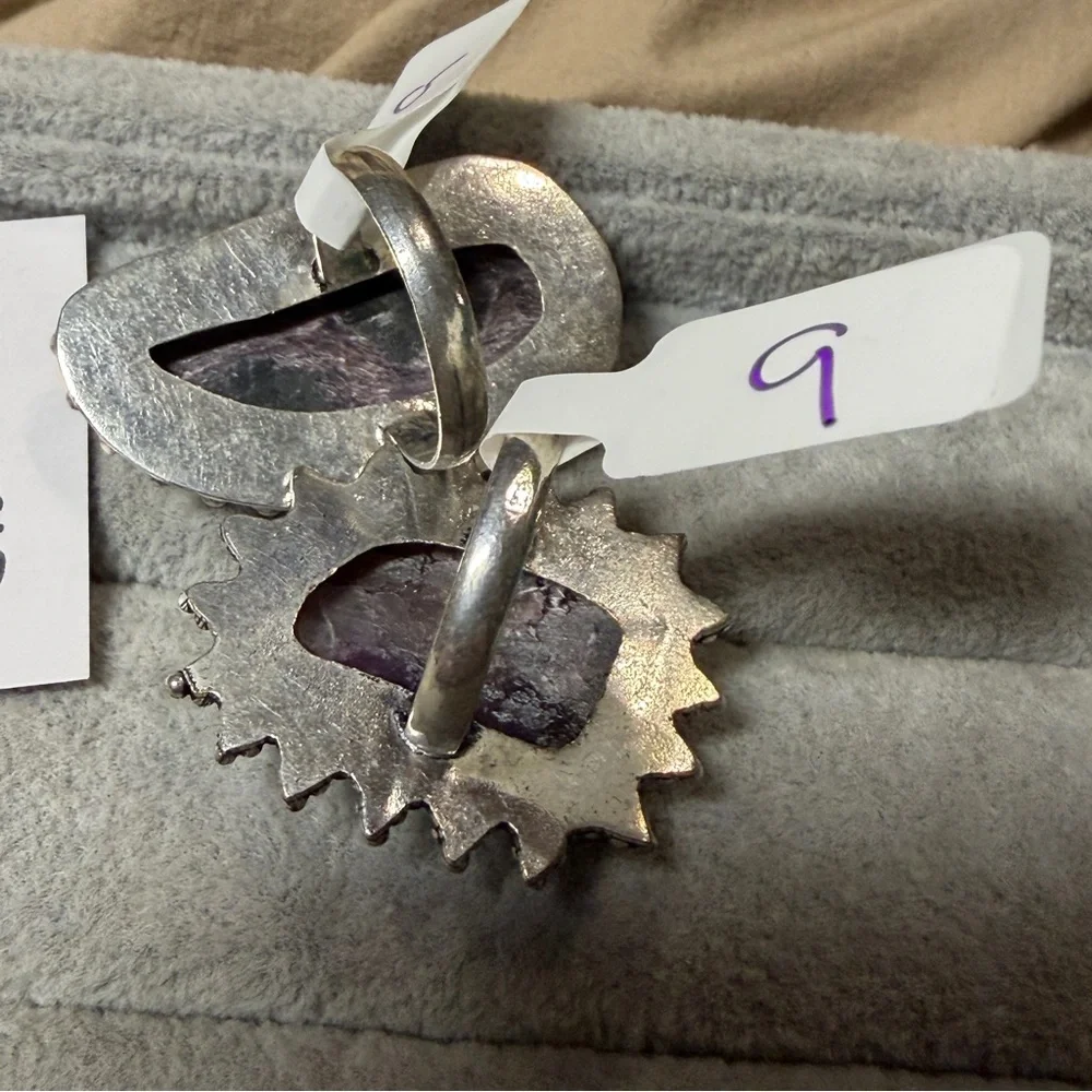 Purple Charoite Ring